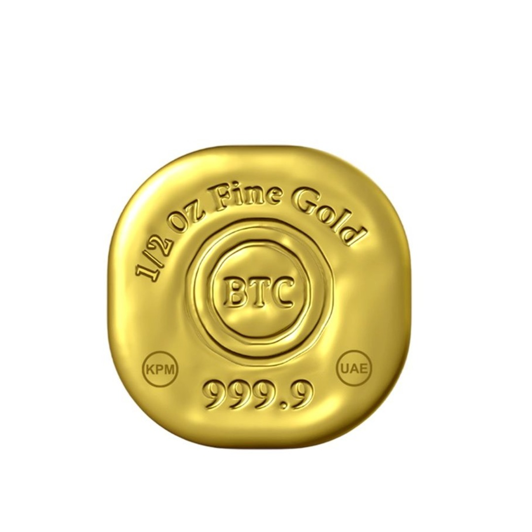 Buy BTC Gold 1/2 Ounce Cast Bar 24KT at Lowest Price in Kuwait